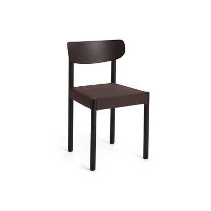 Pack Chair 11 by HAY - Iron Black Oak Base / Graphite Brown Backrest / Steelcut 695