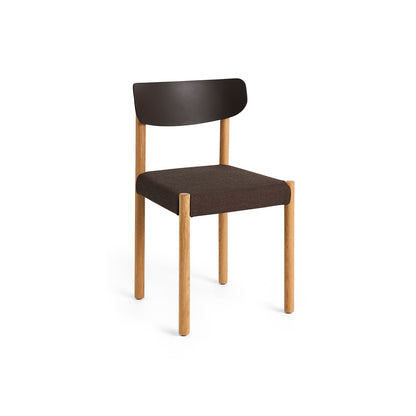 Pack Chair 11 by HAY - Oiled Oak Base / Graphite Brown Backrest / Remix 356