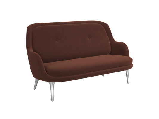 Fri 2-Seater Sofa by Fritz Hansen - JH140/  Christianshavn Dark Orange 1134