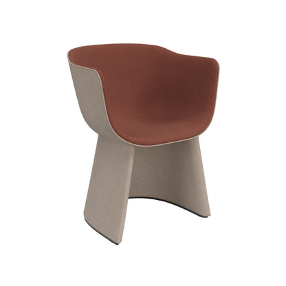 Monolit Armchair by Fritz Hansen - CM220 / Shell: Twill Weave 230 / Seat: Tonus 4 474