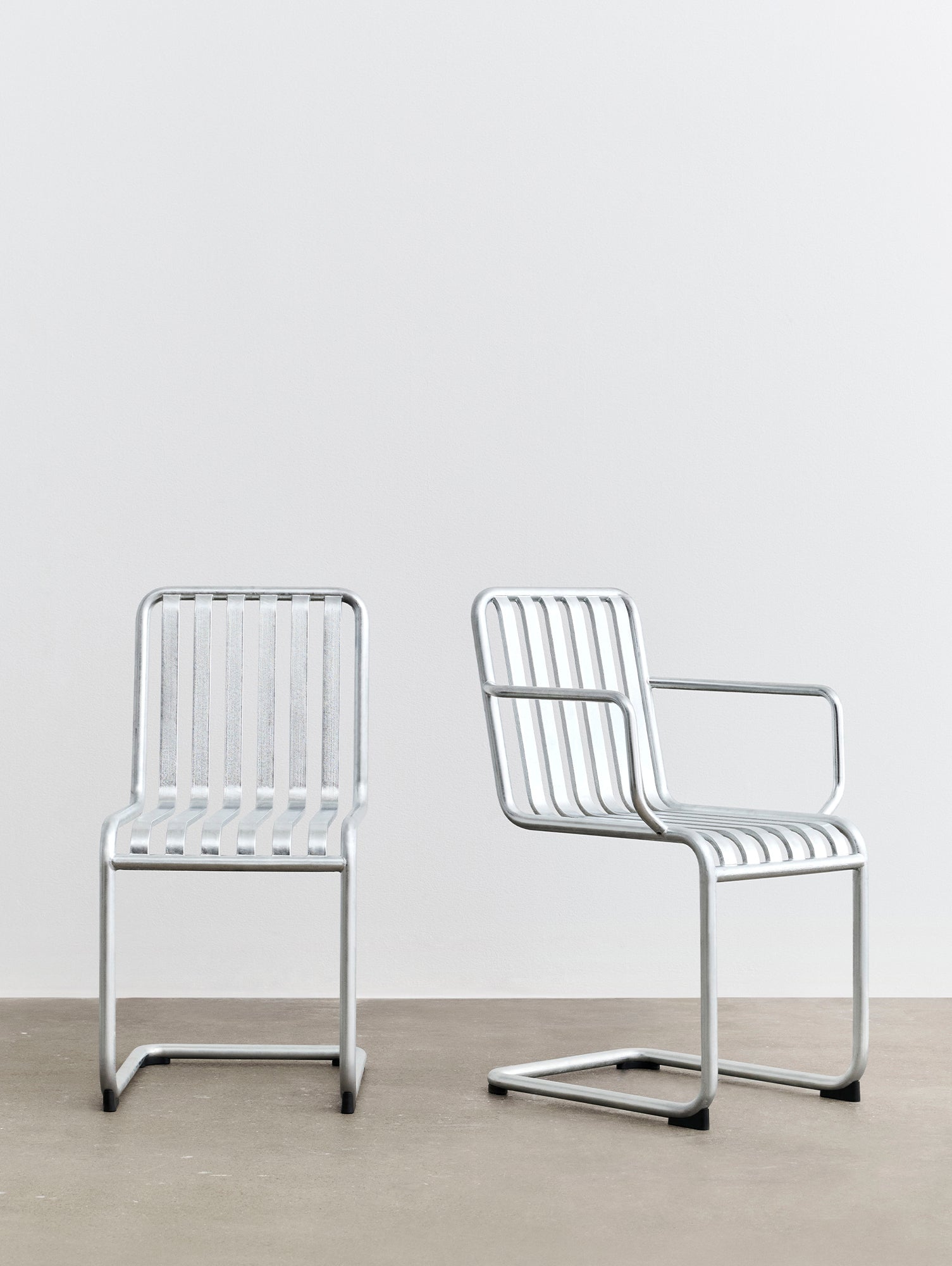 Palissade Cantilever Chair by HAY - Hot Galvanised
