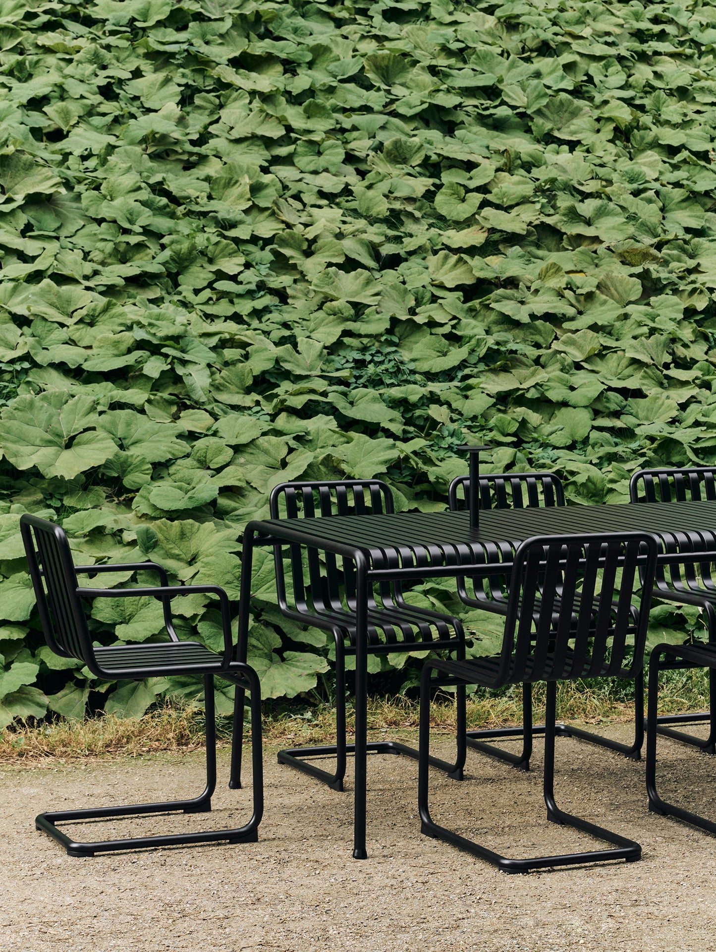 Palissade Cantilever Chair and Armchair by HAY  - Anthracite