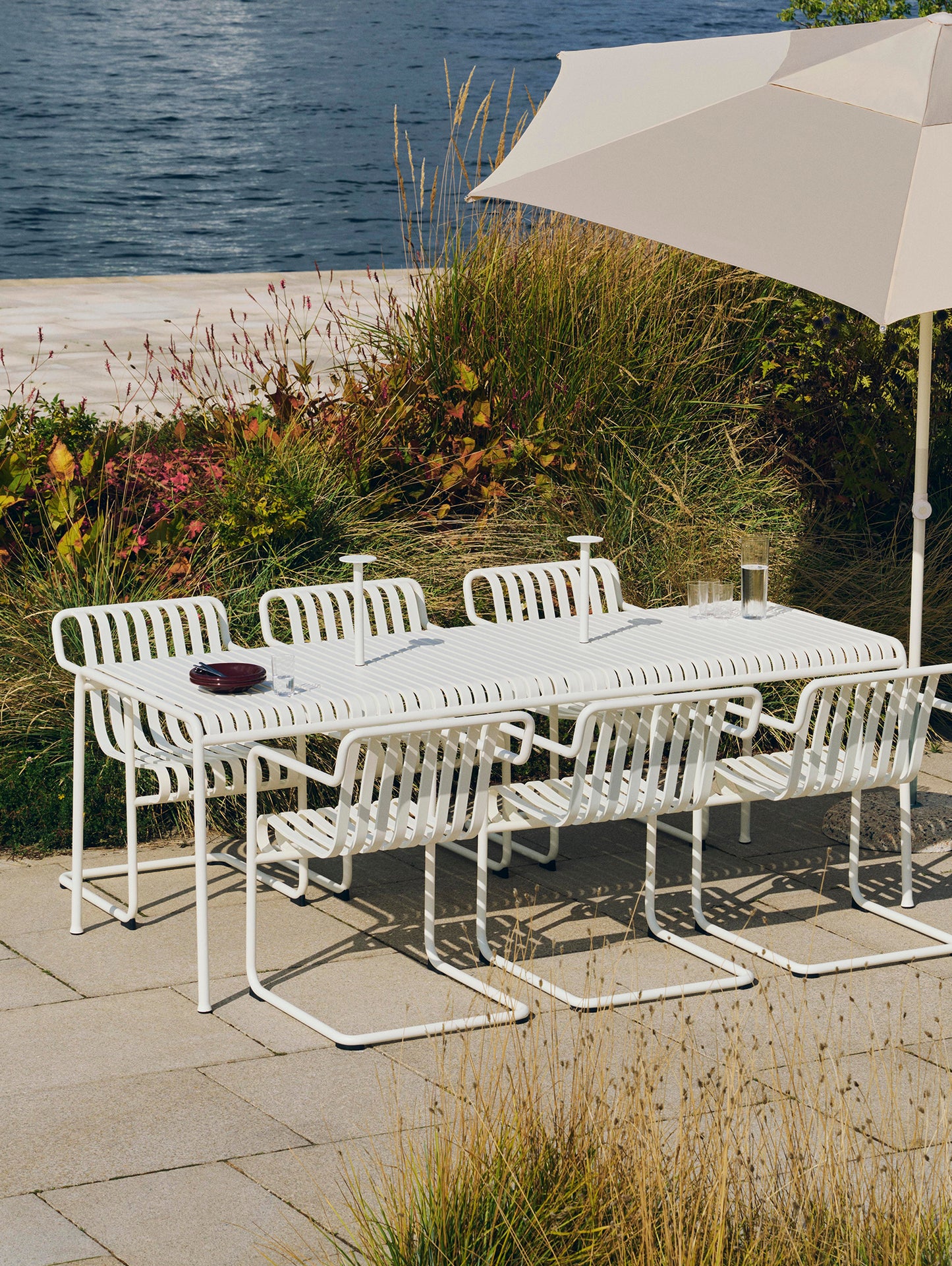 Host Portable Lamp by HAY - Cream White