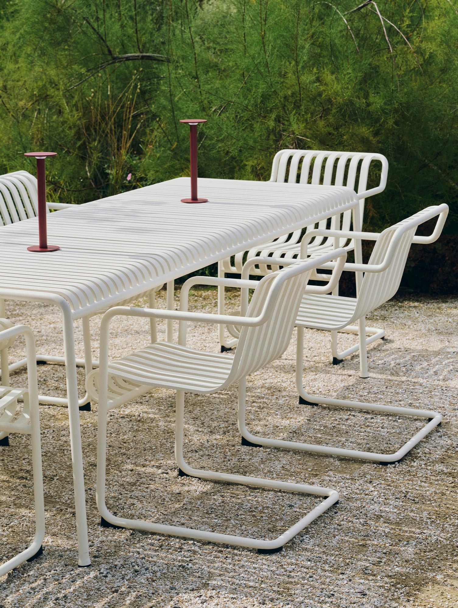 Palissade Cantilever Dining Armchair by HAY - Cream White