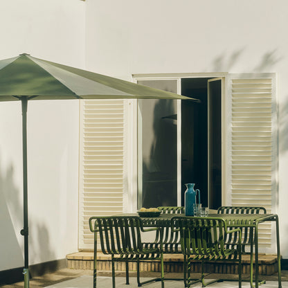 Terrazza Parasol by HAY  - Square / Green and dark green
