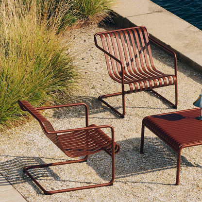 Palissade Cantilever Lounge Chair Low by HAY - Iron Red