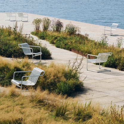 Palissade Cantilever Lounge Chair Low by HAY - Hot Galvanised