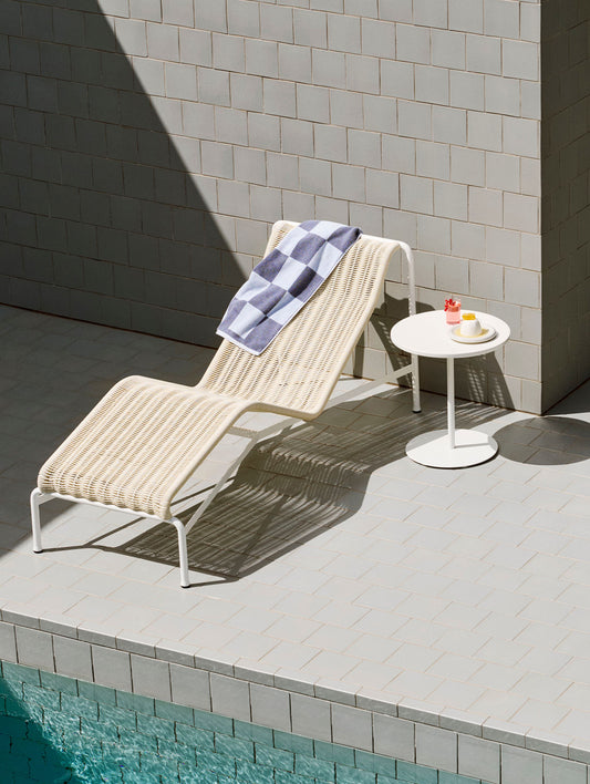 Palissade Cord Chaise Longue by HAY - Cream White Cord