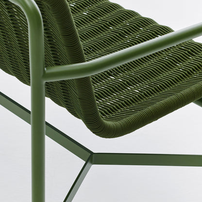 Palissade Cord Dining Bench by HAY - Olive Cord