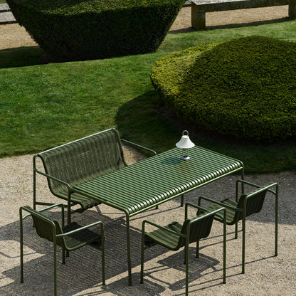 Palissade Cord Dining Bench by HAY - Olive Cord