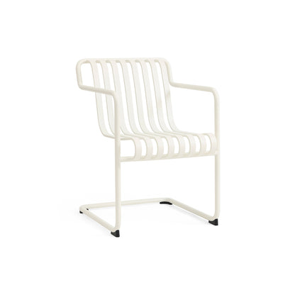 Palissade Cantilever Dining Armchair / Cream White
