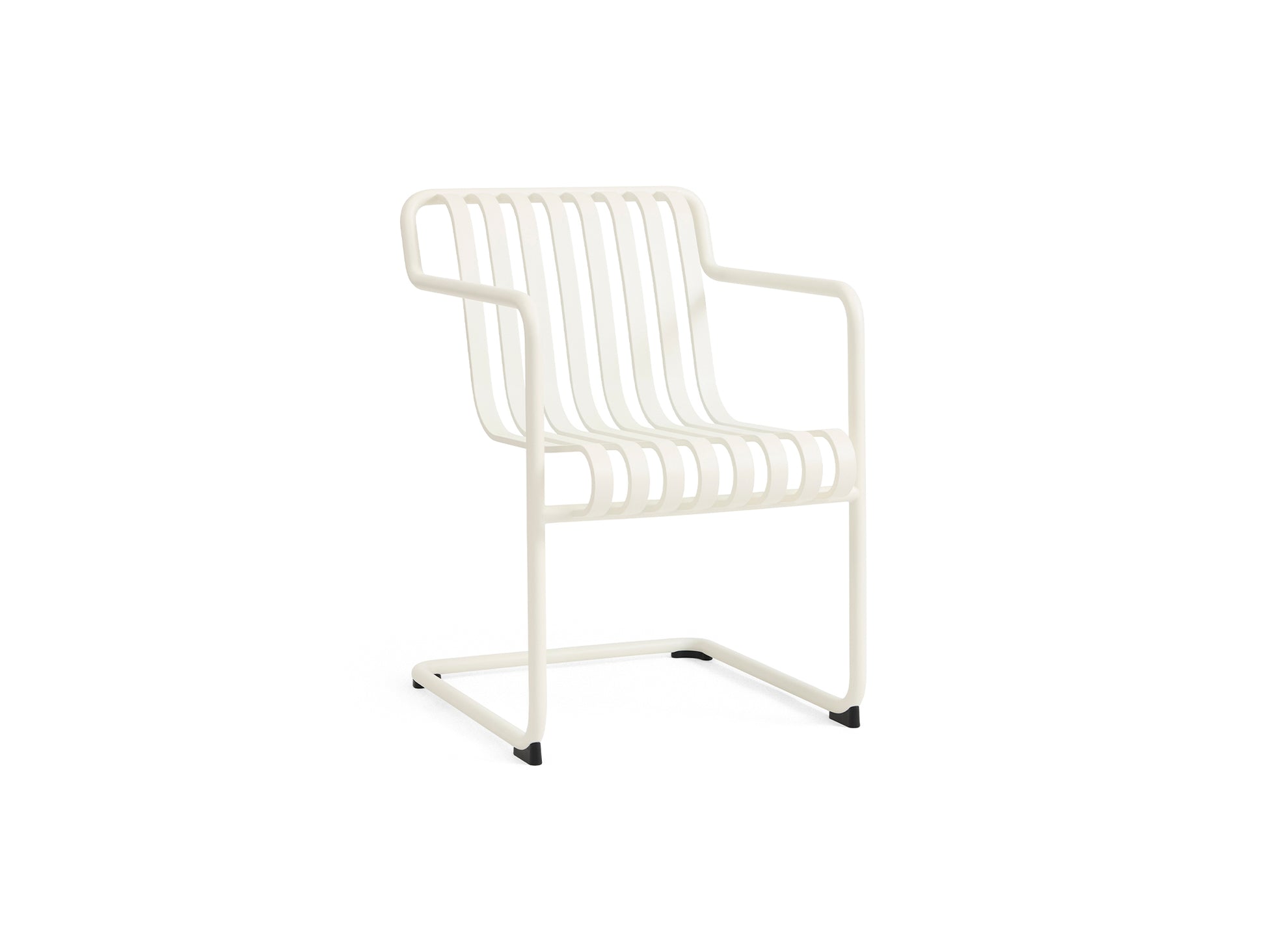 Palissade Cantilever Dining Armchair / Cream White