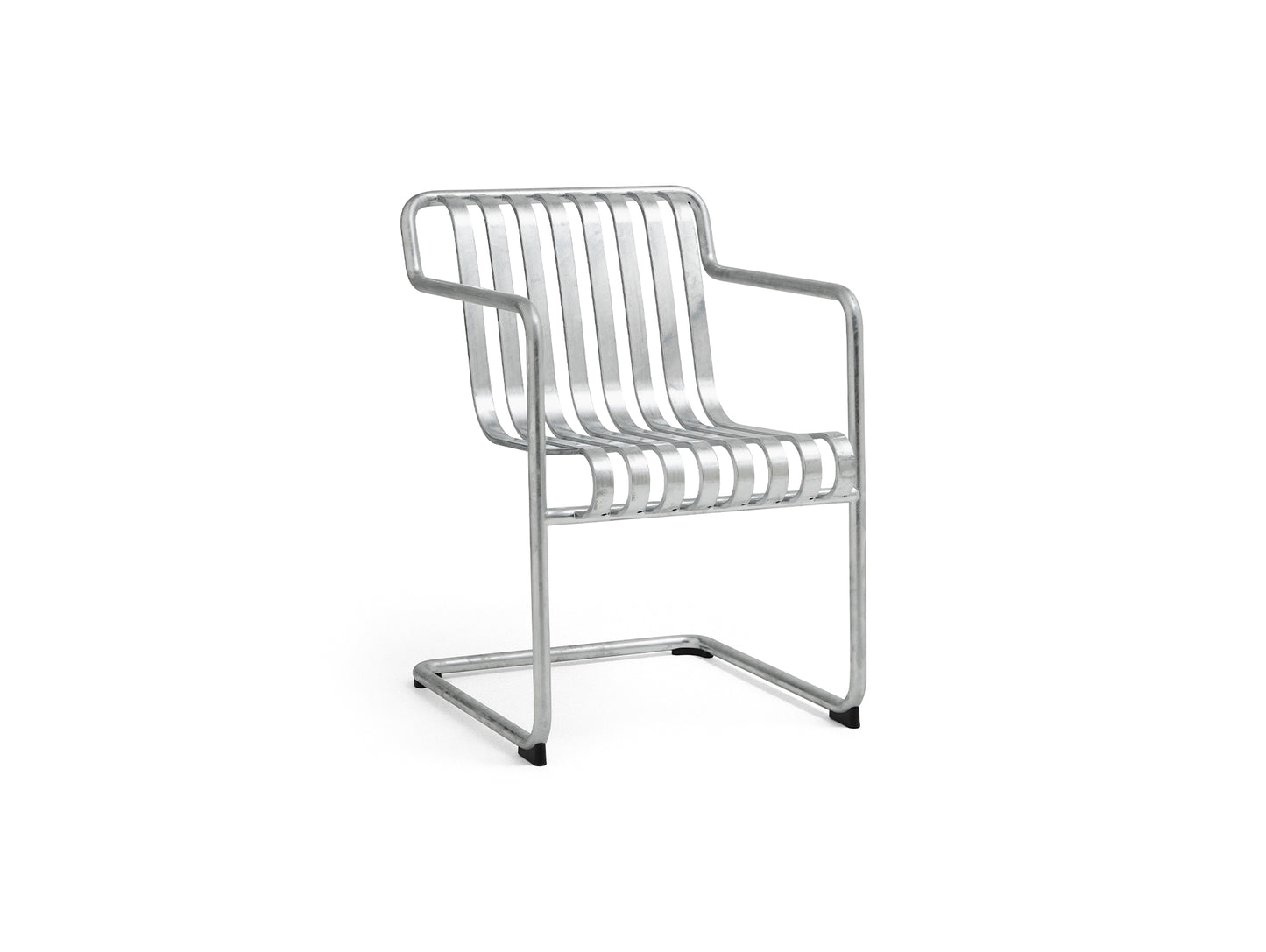 Palissade Cantilever Dining Armchair by HAY - Hot galvanised