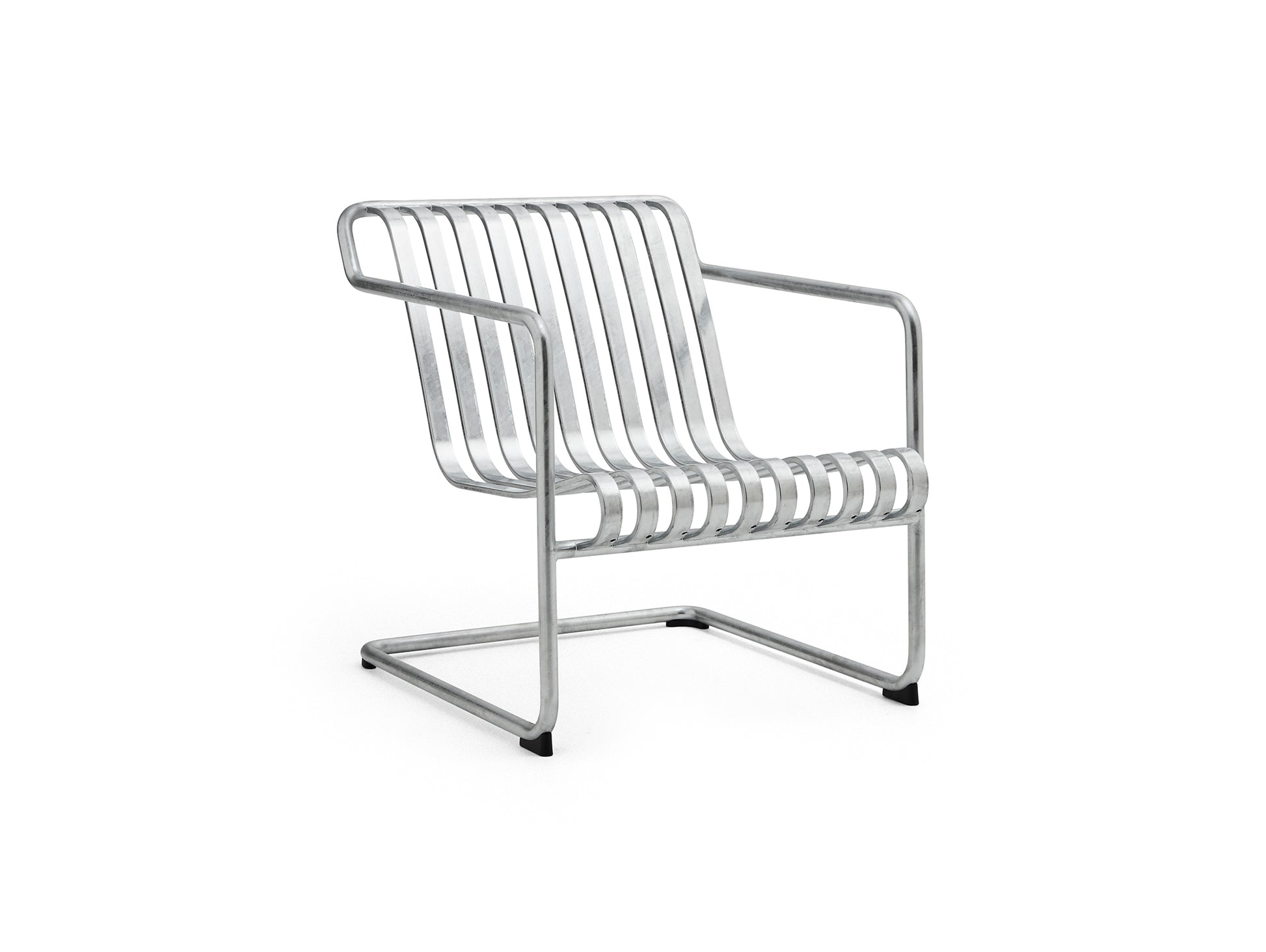 Palissade Cantilever Lounge Chair Low by HAY - Hot Galvanised
