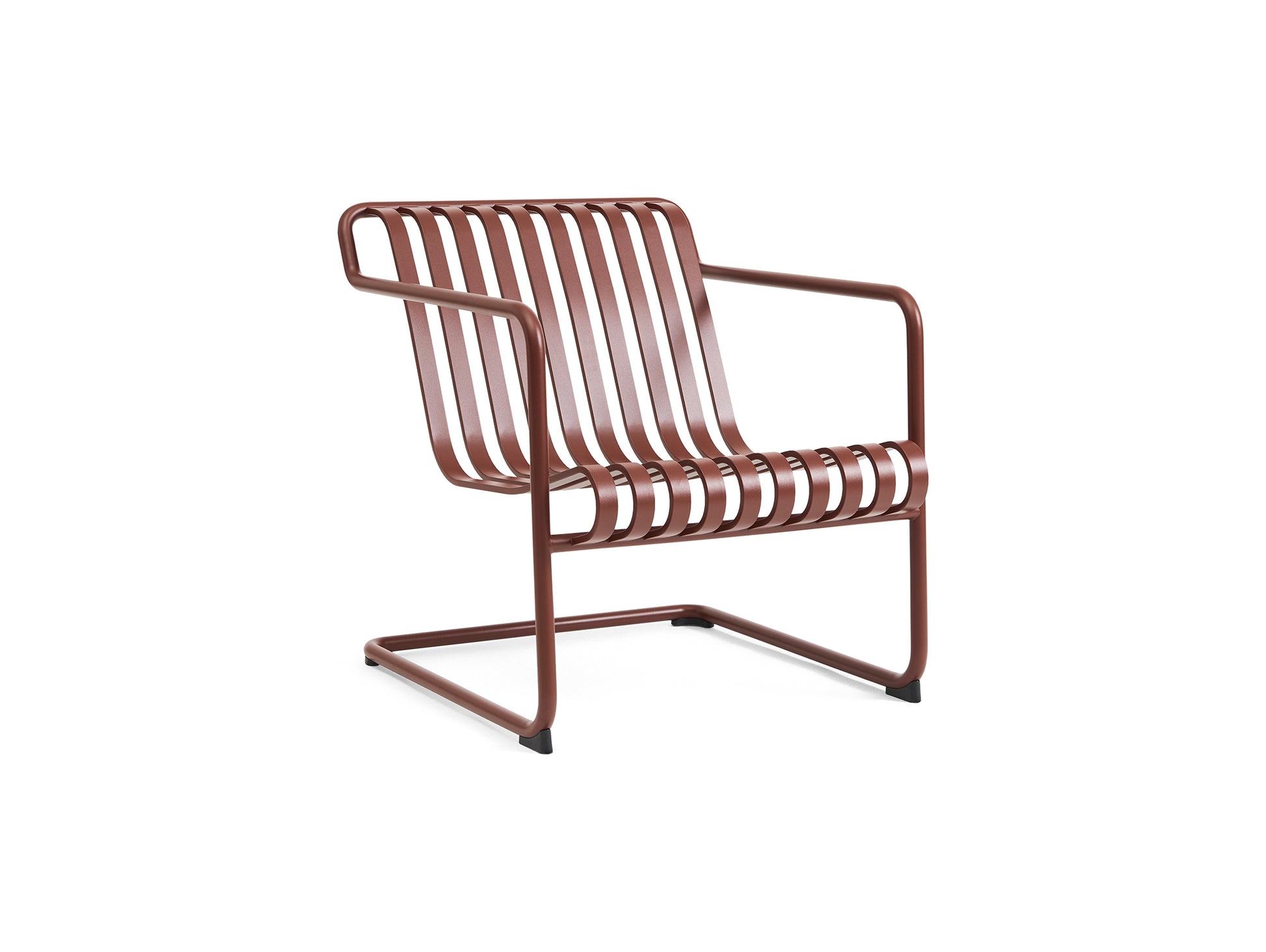 Palissade Cantilever Lounge Chair Low by HAY - Iron Red