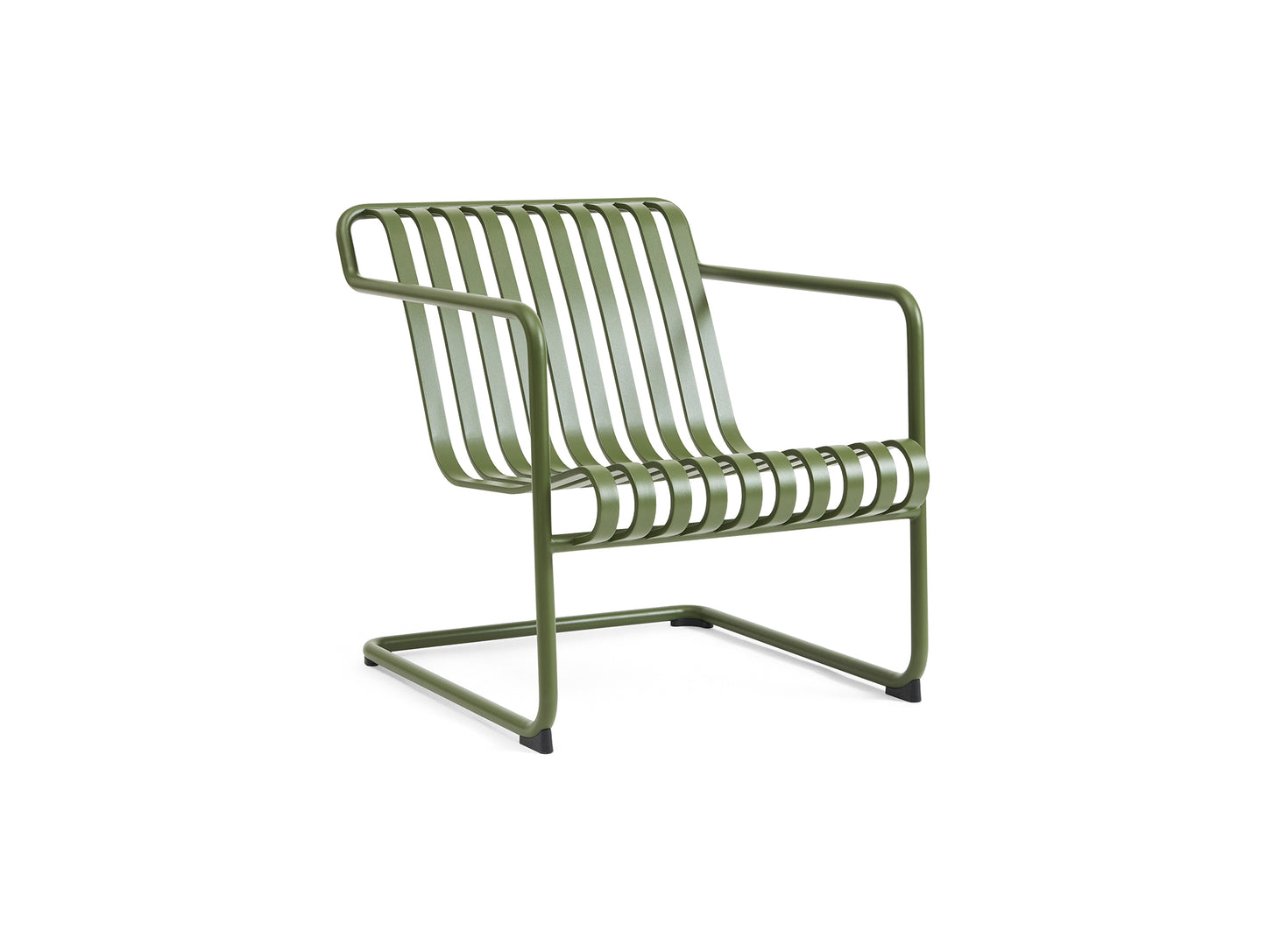 Palissade Cantilever Lounge Chair Low by HAY - Olive