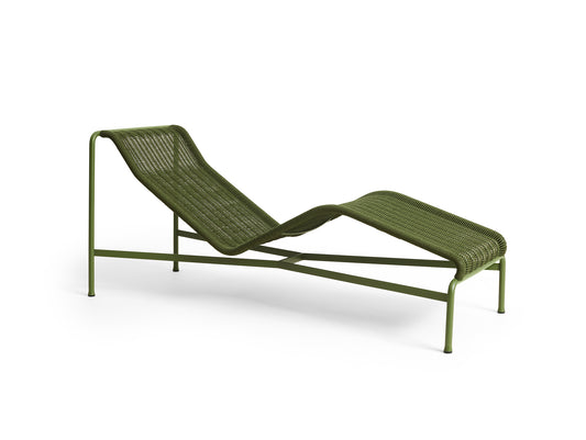 Palissade Cord Chaise Longue by HAY - Olive Cord