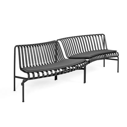 Palissade Park Dining Bench Seat Cushion by HAY - In Out / Anthracite