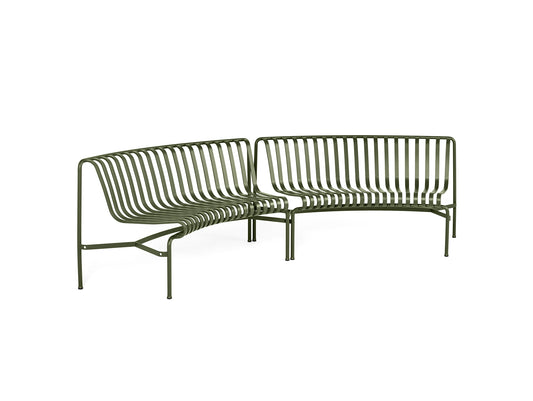 Palissade Park Dining Bench - In In Starter Set by HAY - Olive