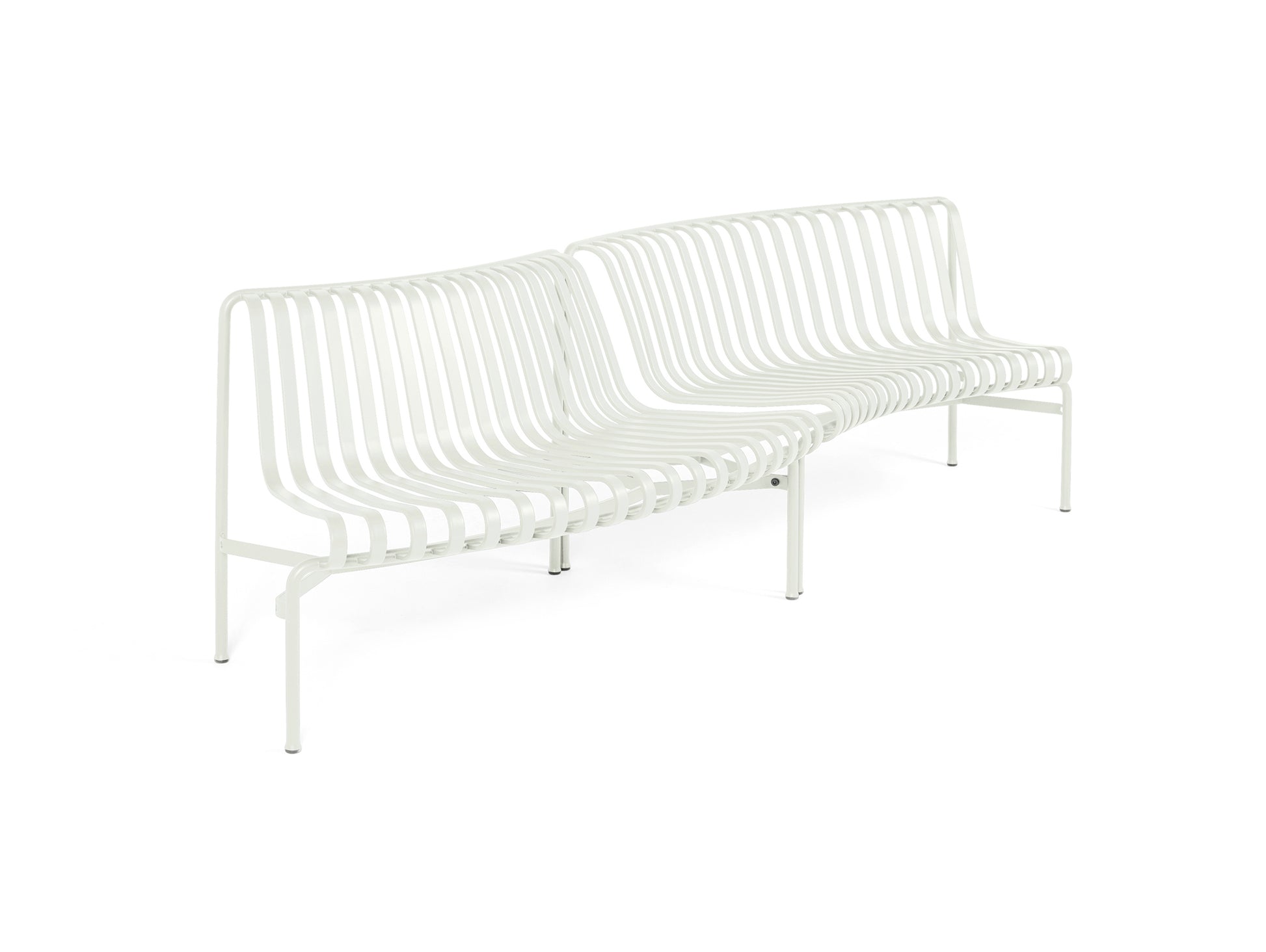 Palissade Park Dining Bench - In-Out Starter Set by HAY - Cream White