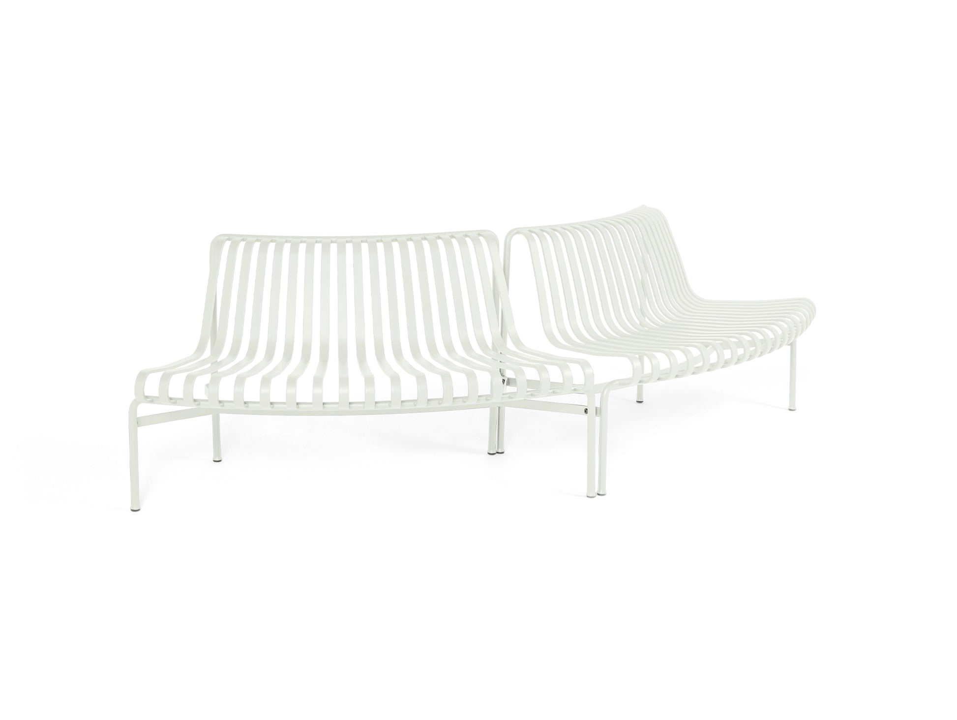 Palissade Park Dining Bench - Out-Out Starter Set by HAY - Cream White