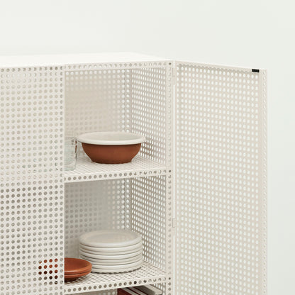 Perforated Cabinet Floor by HAY - Large / Eggshell