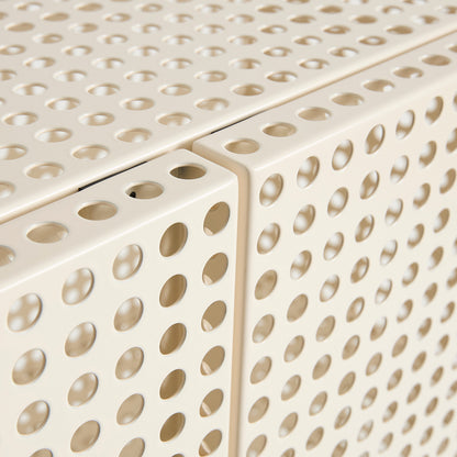 Perforated Cabinet Floor by HAY - Small / Eggshell