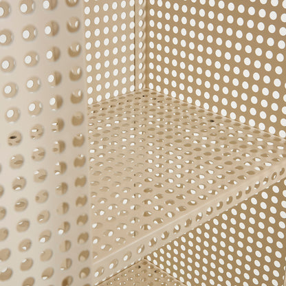 Perforated Cabinet Floor by HAY - Small / Eggshell