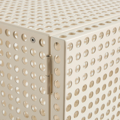 Perforated Cabinet Floor by HAY - Small / Eggshell