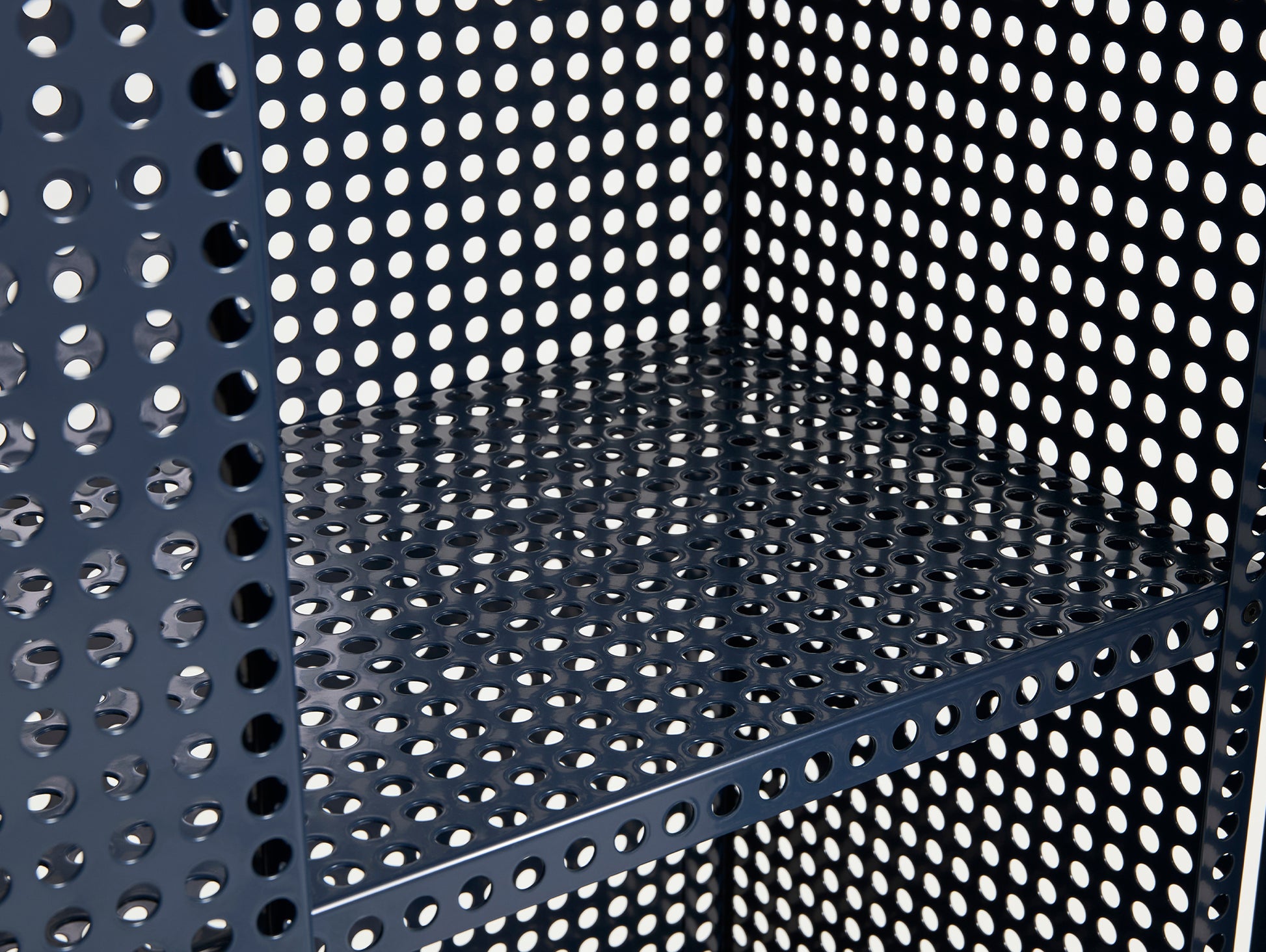 Perforated Cabinet Floor by HAY - Medium / Steel Blue