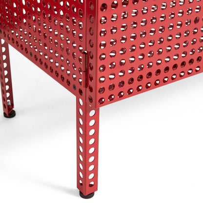 Perforated Cabinet Floor by HAY - Small / Wine Red