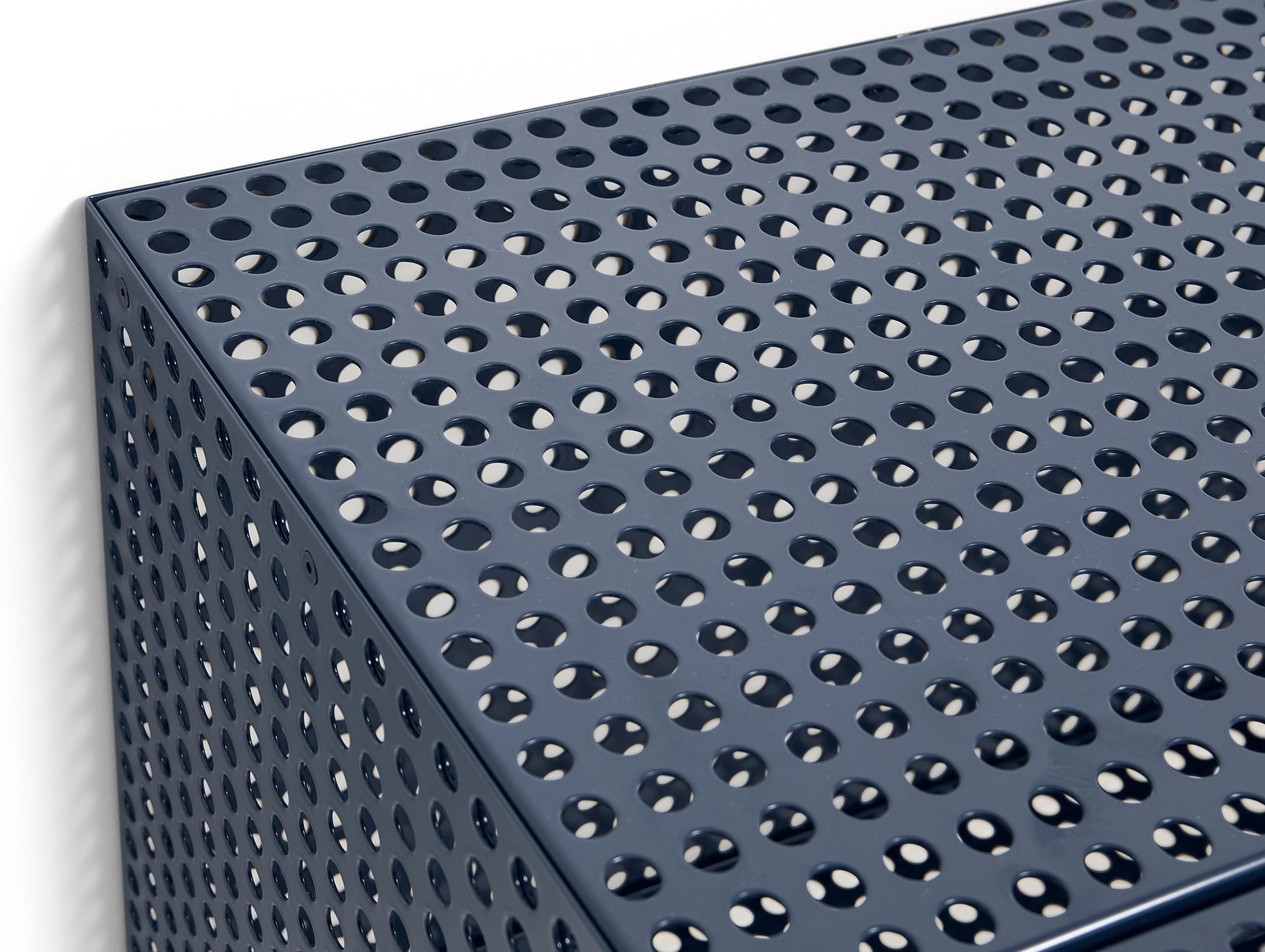 Perforated Cabinet Wall by HAY - Steel Blue