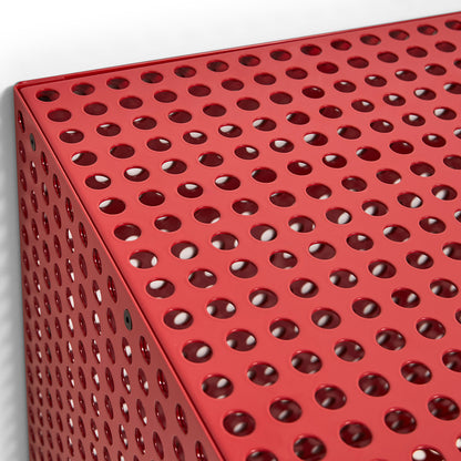 Perforated Cabinet Wall by HAY - Wine Red