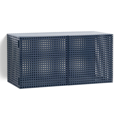 Perforated Cabinet Wall by HAY - Steel Blue
