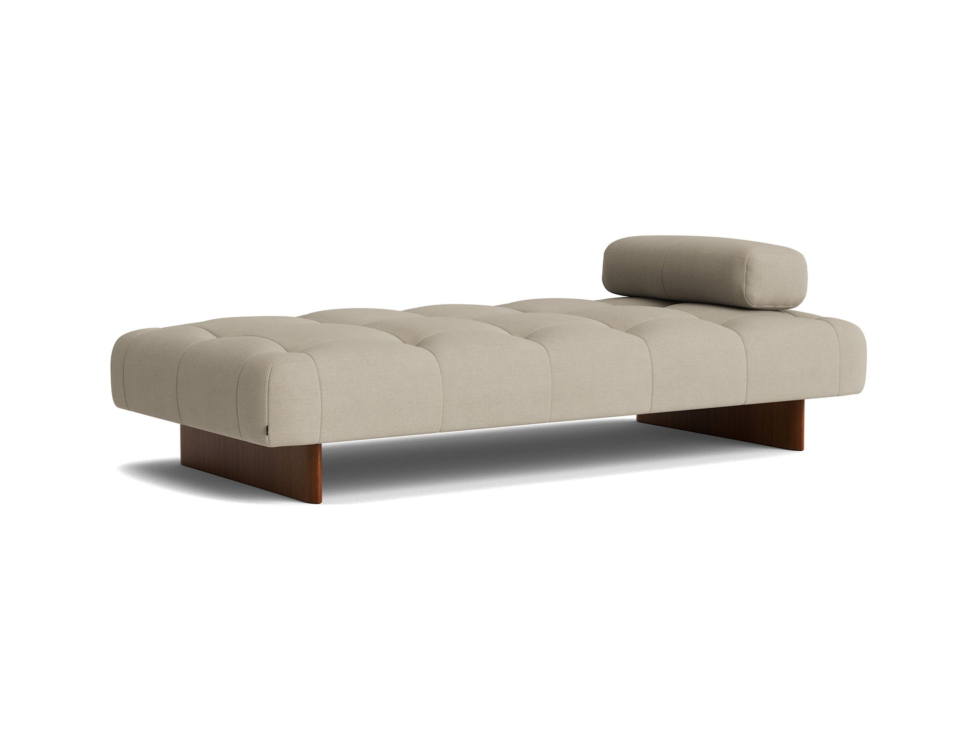 Quilton Lift Daybed by HAY - Lacquered Walnut / Fiord 322