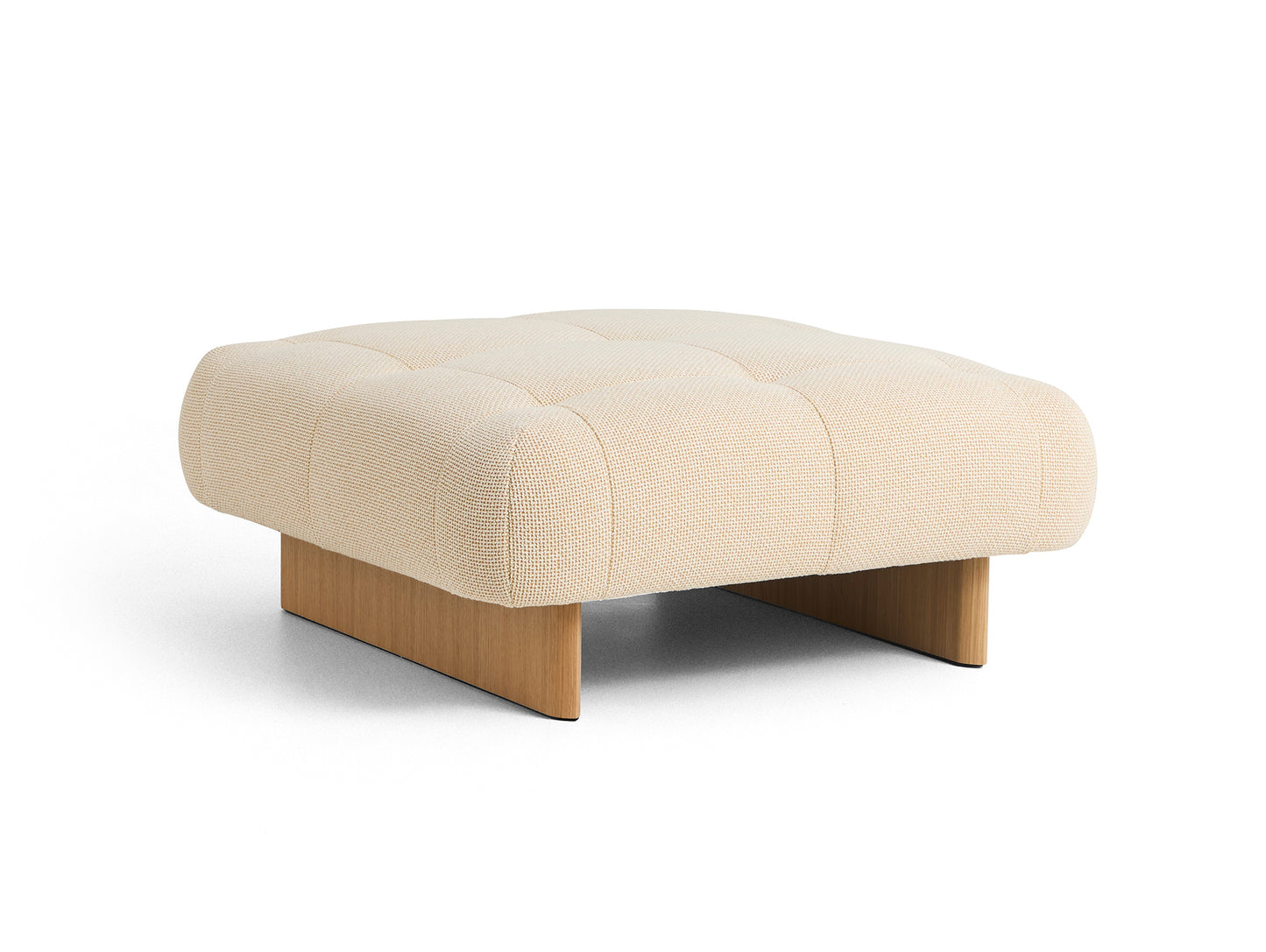 Quilton Lift Ottoman by HAY - Lacquered Oak / Tartaglia 857