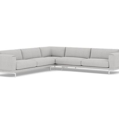 Rest Corner Sofa by Muuto - Chrome Base / Remix 123