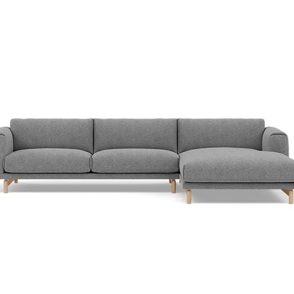Rest Sofa with Right Chaise Longue (Sitting Left) by Muuto - Hallingdal 65 166
