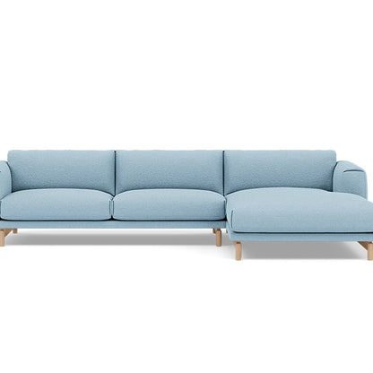Rest Sofa with Right Chaise Longue (Sitting Left) by Muuto - Hearth 12