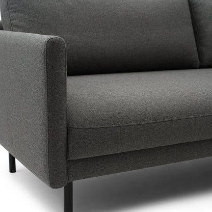 Rar 3-Seater Sofa by Normann Copenhagen - Re-Born Dark Grey