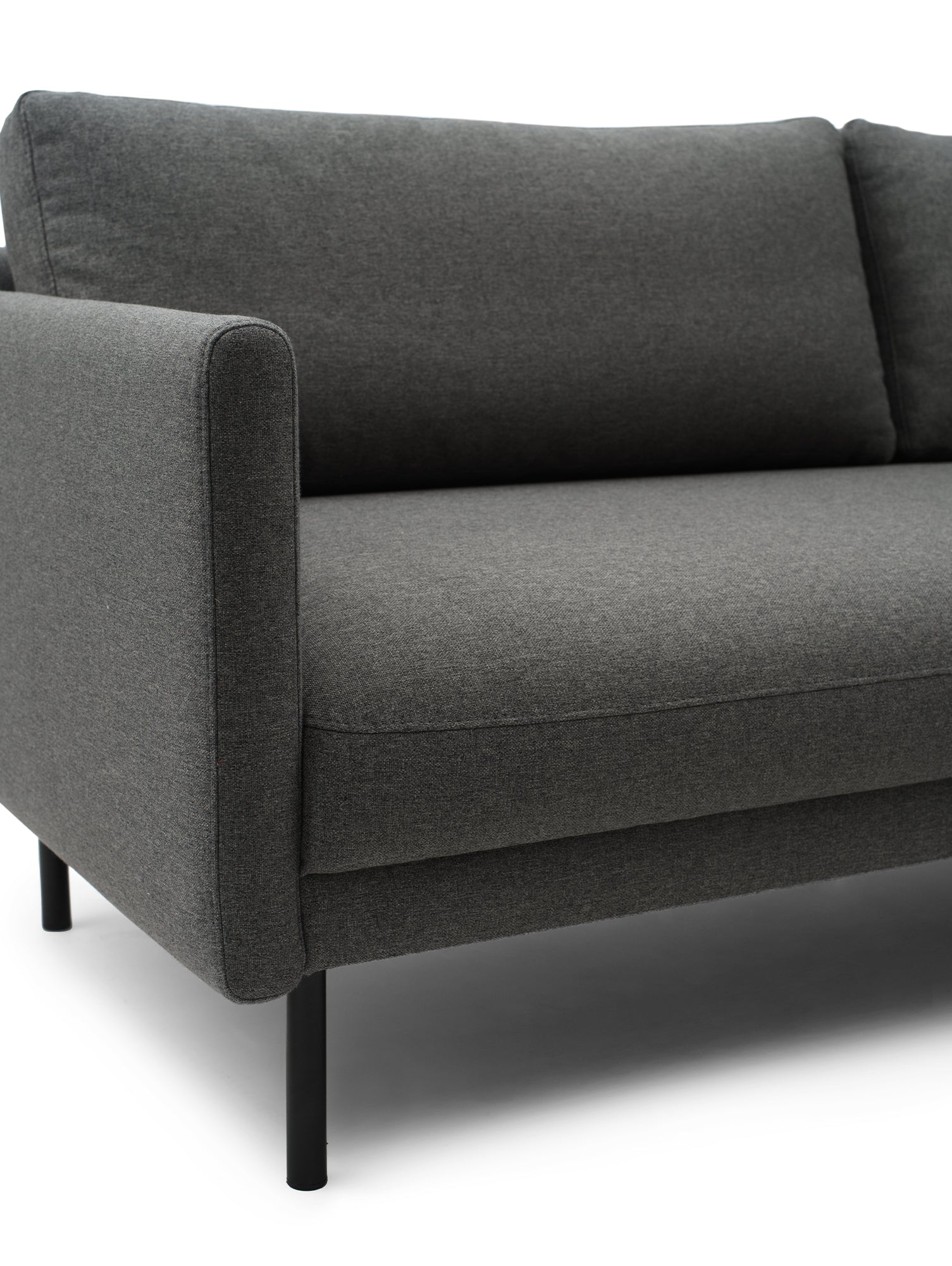 Rar 3-Seater Sofa by Normann Copenhagen - Re-Born Dark Grey