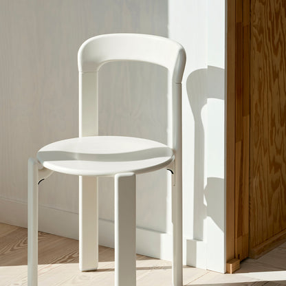 Rey Chair by HAY - Cream White Lacquered Beech