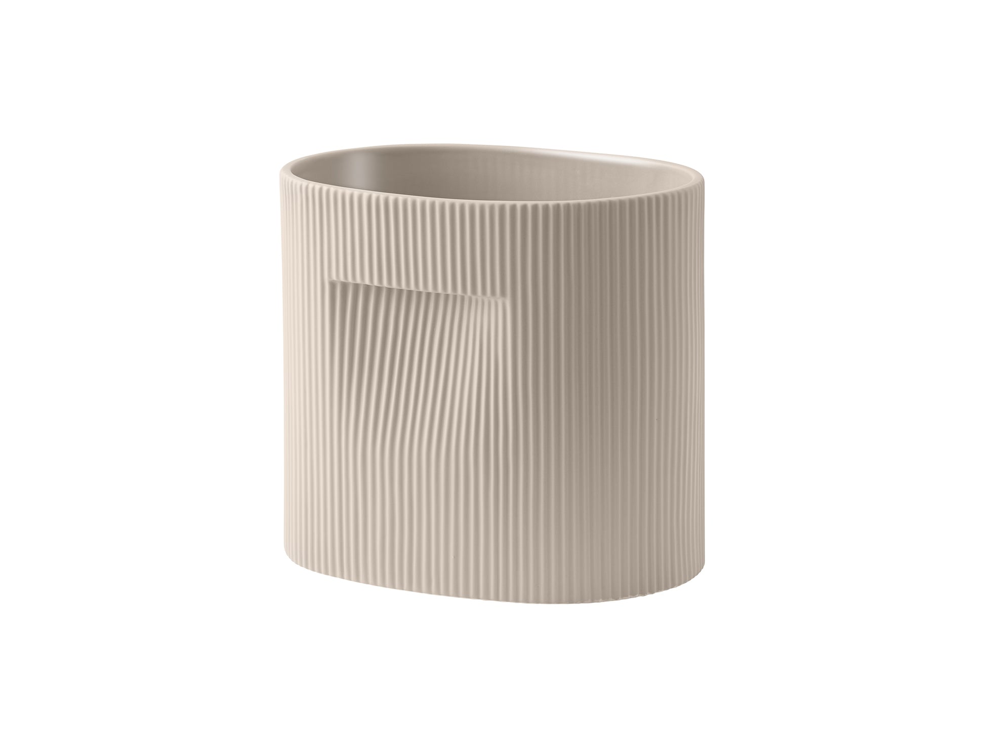 Ridge Planter by Muuto - H24 / Beige