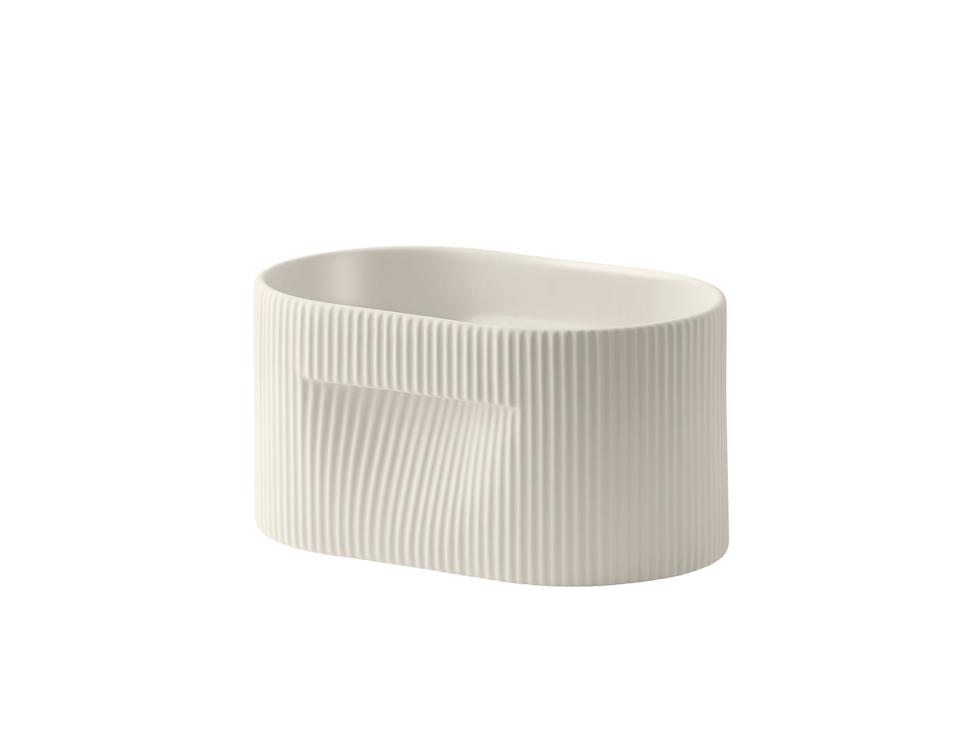 Ridge Planter by Muuto - H13 / Off White
