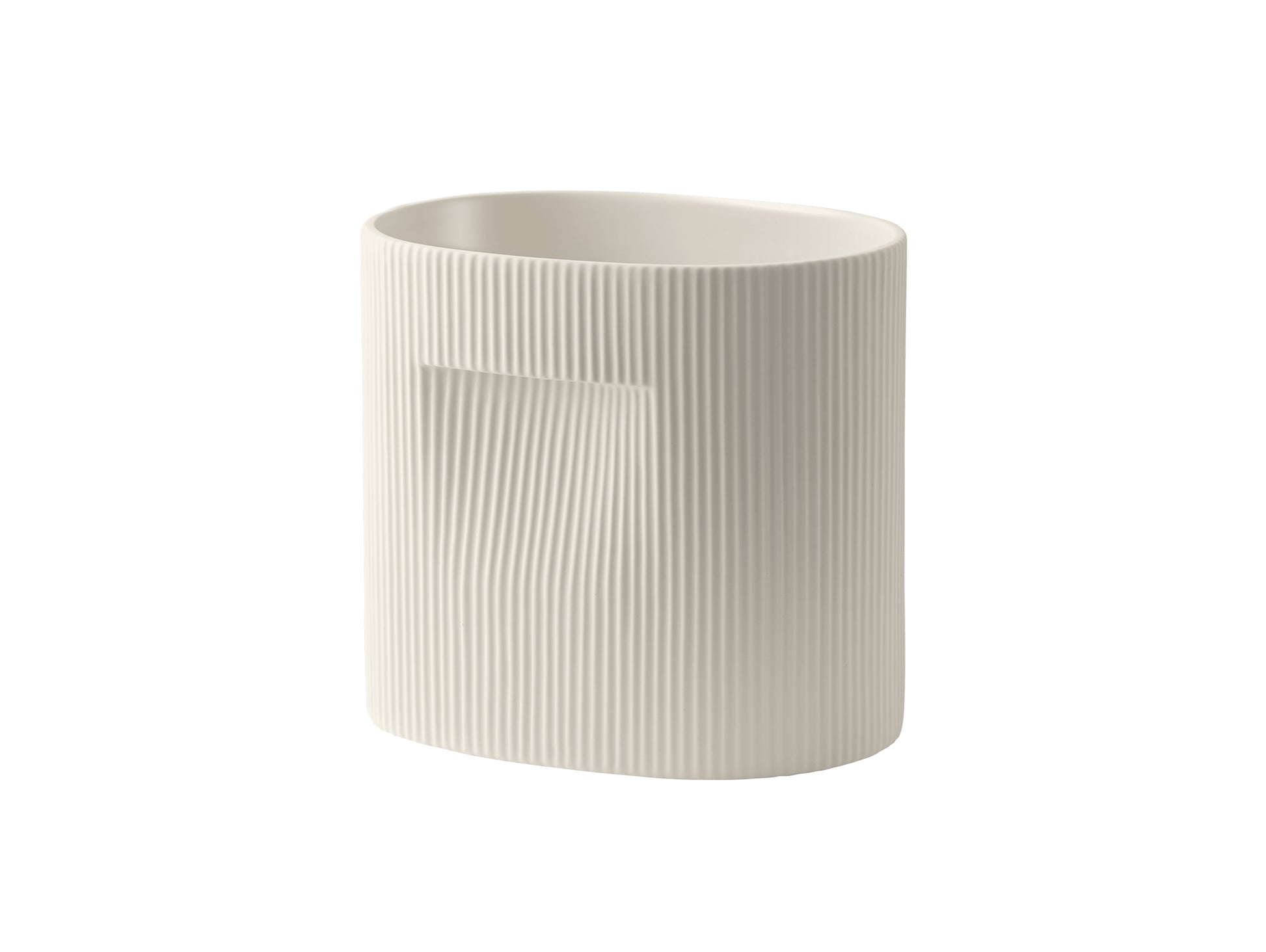 Ridge Planter by Muuto - H24 / Off White