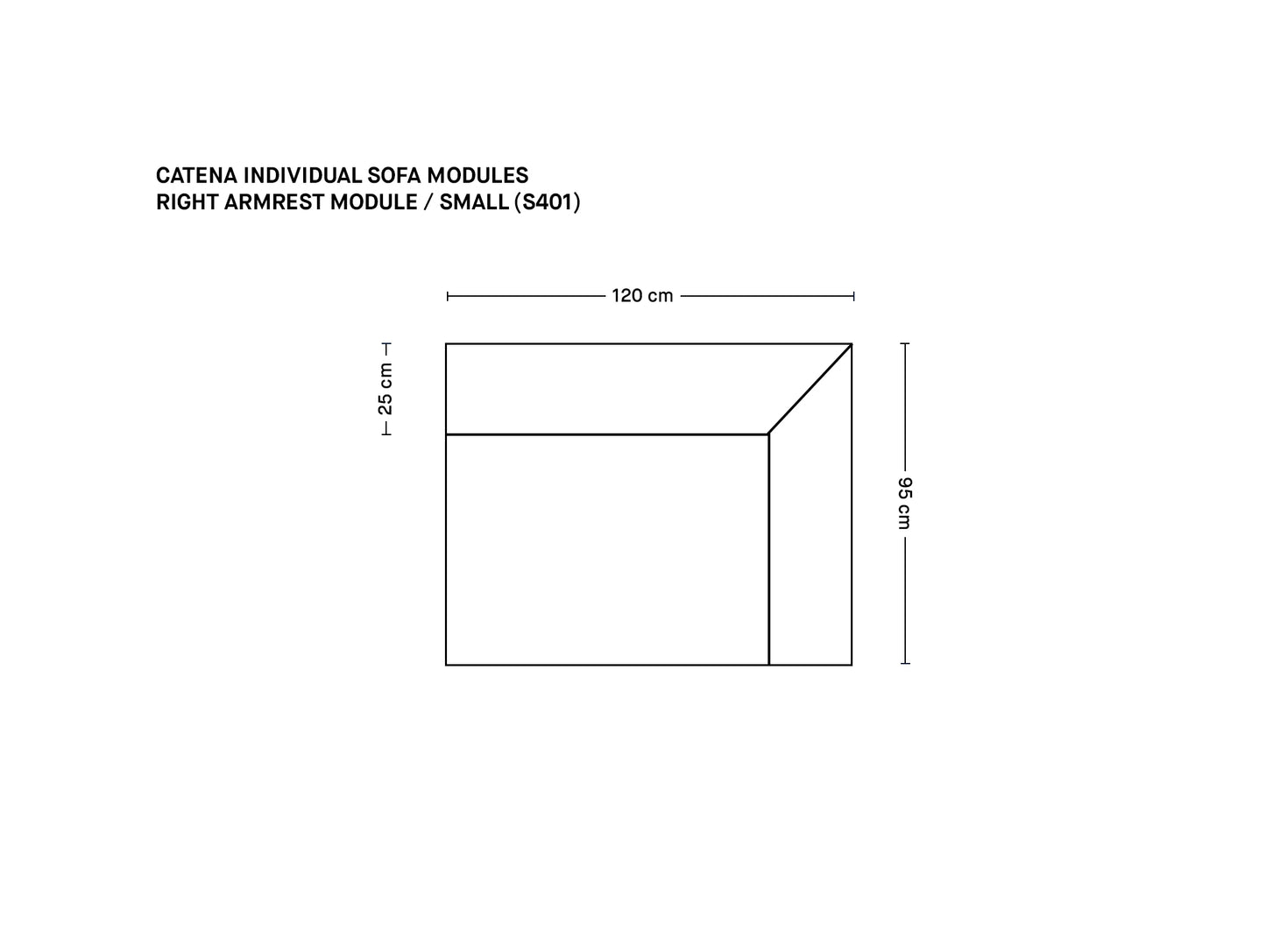 Catena 개별 소파 모듈
