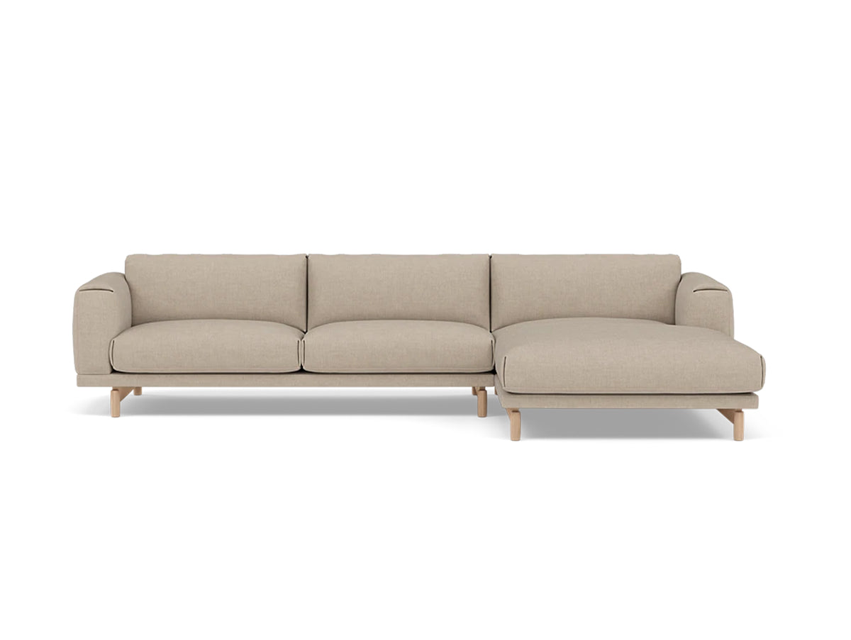 Rest Sofa with Right Chaise Longue (Sitting Left) by Muuto - Technicolour 200