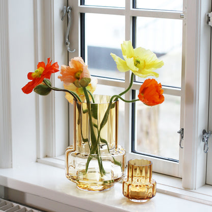 Hurricane Reflections Tealight No. 25 by Ro Collection - Amber