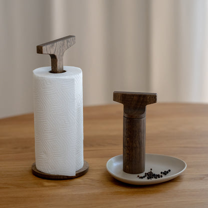 Toolie Grinder by Ro Collection - Dark Stained Oak