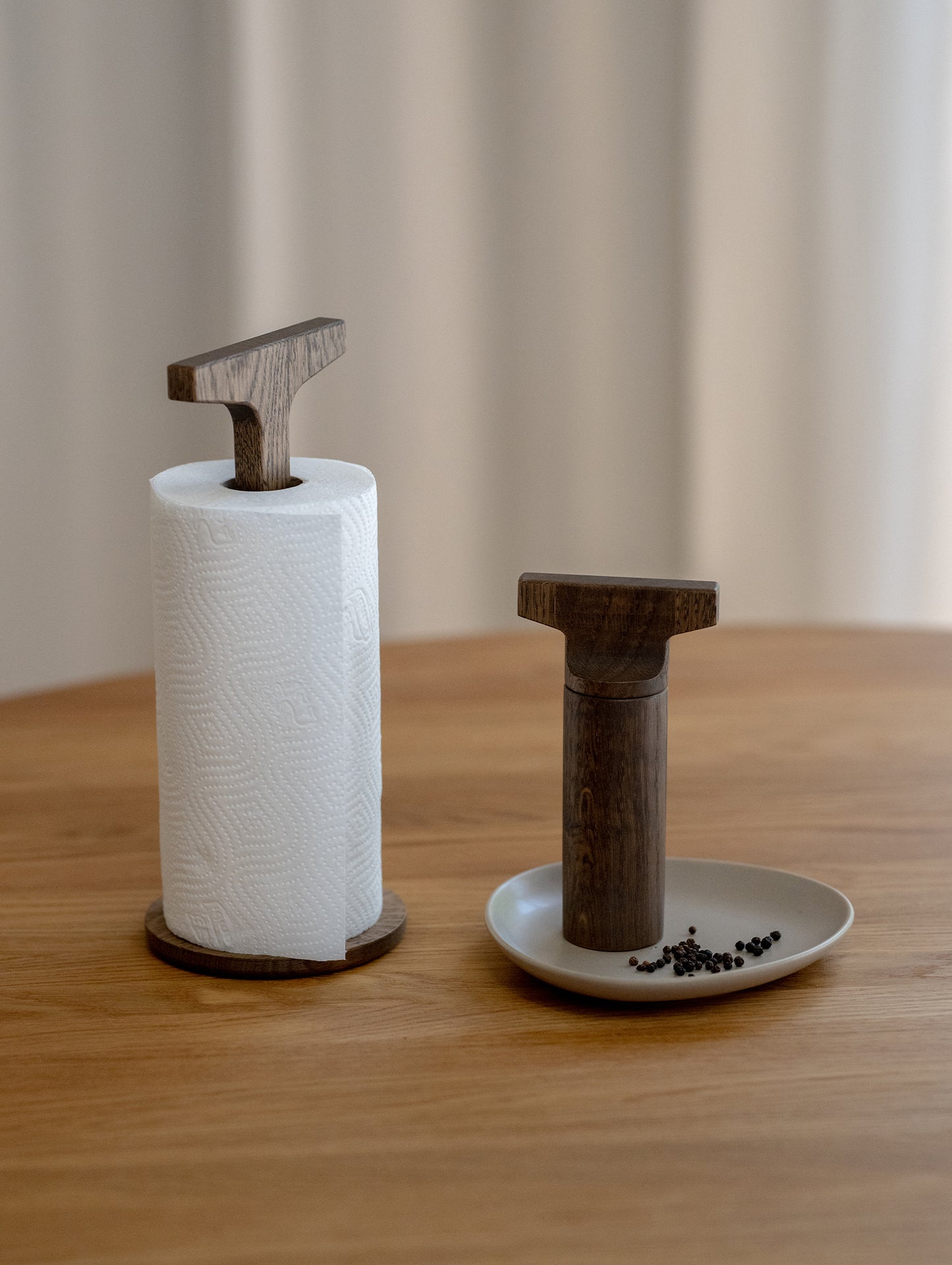 Toolie Holder by Ro Collection - Dark Stained Oak